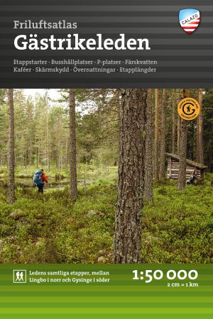Friluftsatlas Gästrikeleden 1:50.000