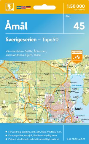 45 Åmål Sverigeserien Topo50