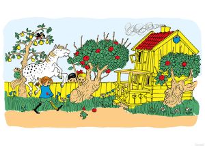 Pippi Villa Villekulla affisch