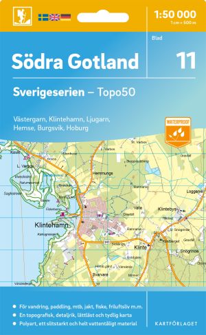 11 Södra Gotland Sverigeserien Topo50