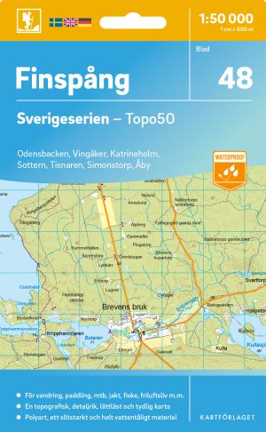 48 Finspång Sverigeserien Topo50