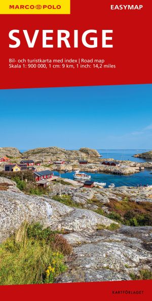 Sverige EasyMap MarcoPolo 1:900 000