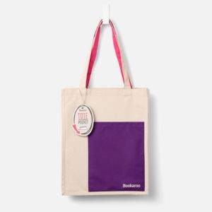 Bookaroo Tote Bag - Purple & Pink