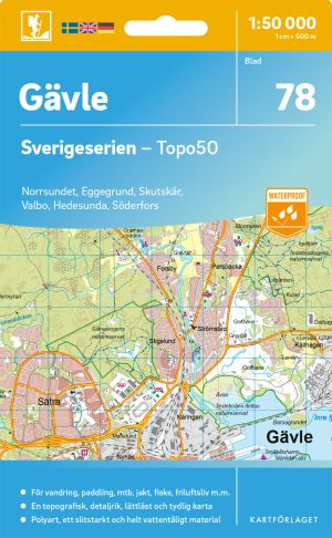78 Gävle Sverigeserien Topo50