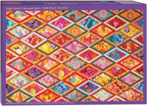 Kaffe Fassett's Diamond Quilt Jigsaw Puzzle : 1000 Pieces