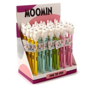 Mumin Penna med smal topp - Display med 36 pennor