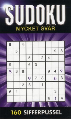 Sudoku Mycket svår Lila