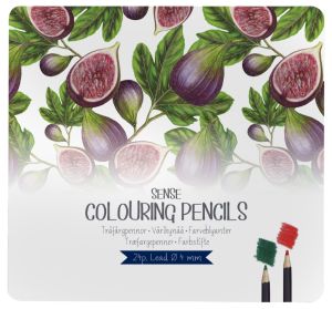 Träfärgpennor 24 st FSC® ETUI