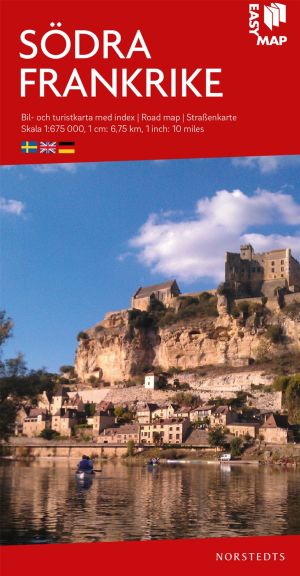 Södra Frankrike EasyMap : Skala 1:675.000