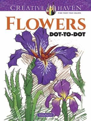 Creative haven flowers dot-to-dot
