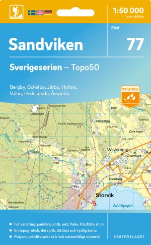 77 Sandviken Sverigeserien Topo50