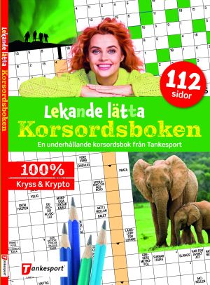 Lekande lätta korsordsboken