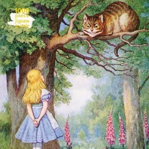 Alice and the Cheshire Cat,Pussel, 1000 bitar, Flame Tree
