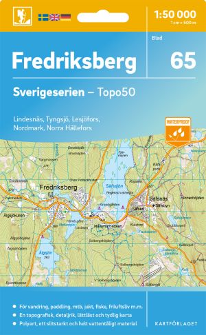 65 Fredriksberg Sverigeserien Topo50