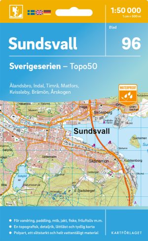 96 Sundsvall Sverigeserien Topo50