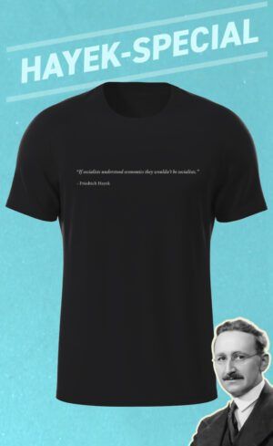 Socialist HERR t-shirt LARGE (Kort citat)