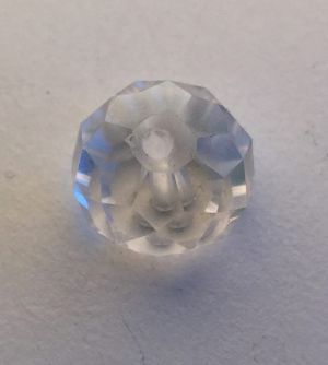 ABC-klubben Hängen Åk 2,  Diamanter, 30 st : Glaspärla facetterad 12 x8 mm