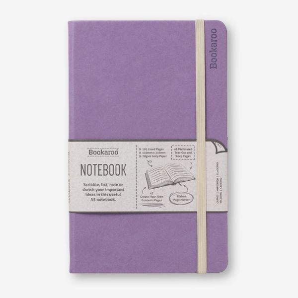 Bookaroo Notebook (A5) Journal - Aubergine
