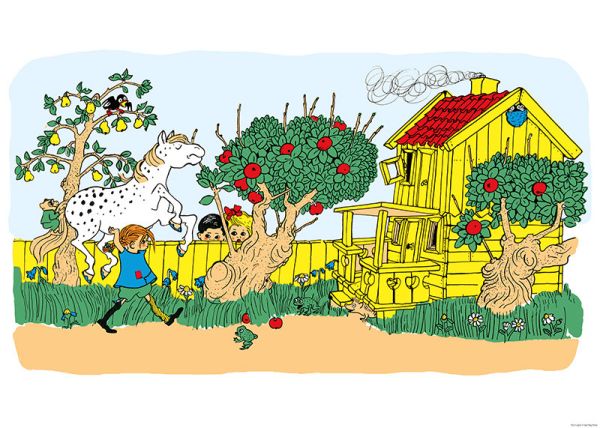Pippi Villa Villekulla affisch