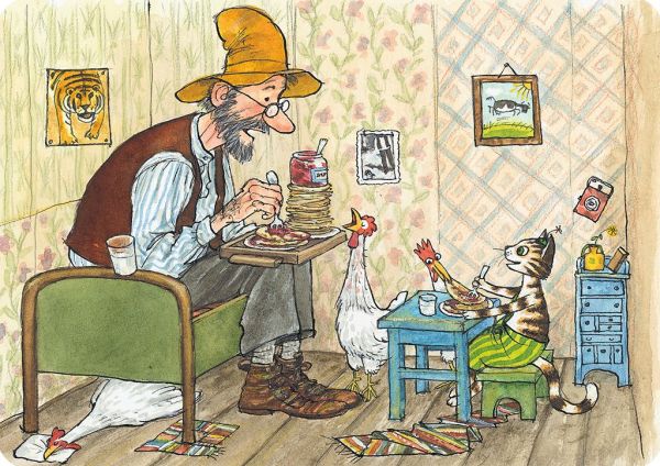 Findus äter - underlägg