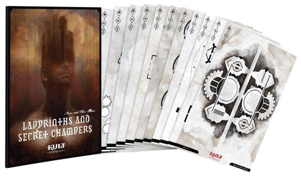 Labyrinths and Secret Chambers - map and floor plan bundle