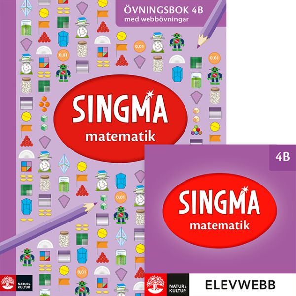 Singma matematik 4B Övningsbok med elevwebb