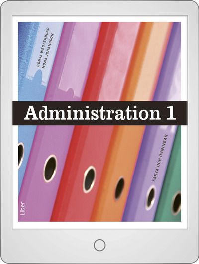 Administration 1 Fakta och övningar Onlinebok