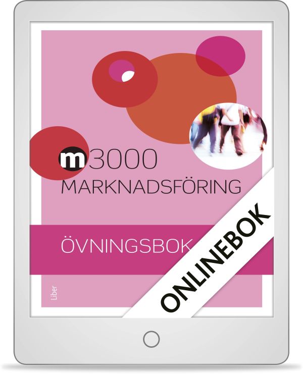 M3000 Marknadsföring Övningsbok Onlinebok (12 mån)