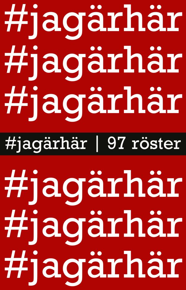 #jagärhär