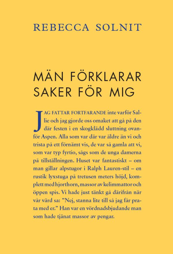 Män förklarar saker för mig