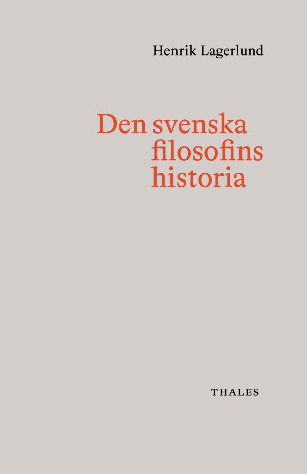 Den svenska filosofins historia