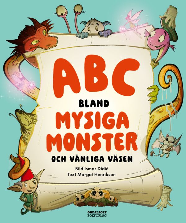 ABC bland mysiga monster och vänliga väsen