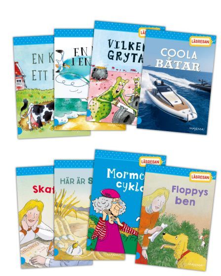Läsresan nivåbokspaket 2 volym 1