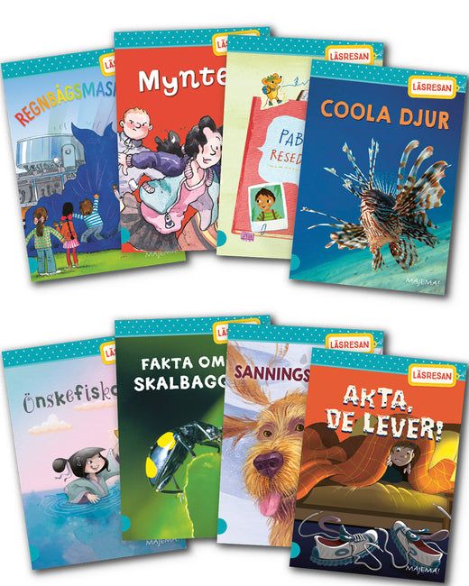 Läsresan nivåbokspaket 8 volym 1