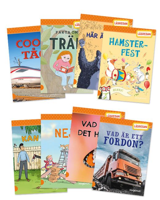 Läsresan nivåbokspaket 1 volym 2