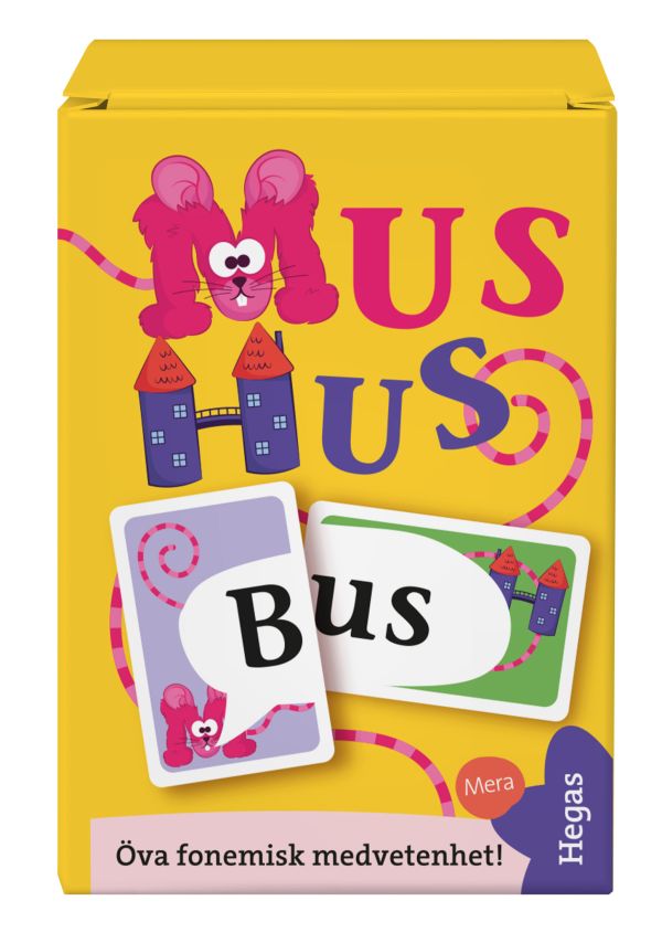 Mus, hus, bus – Öva fonemisk medvetenhet