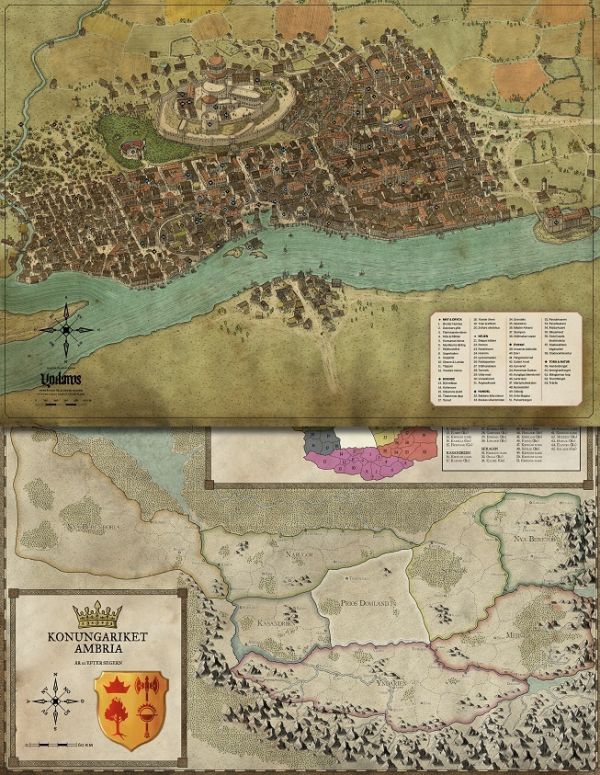 Symbaroum - karta Yndaros & Grevskap