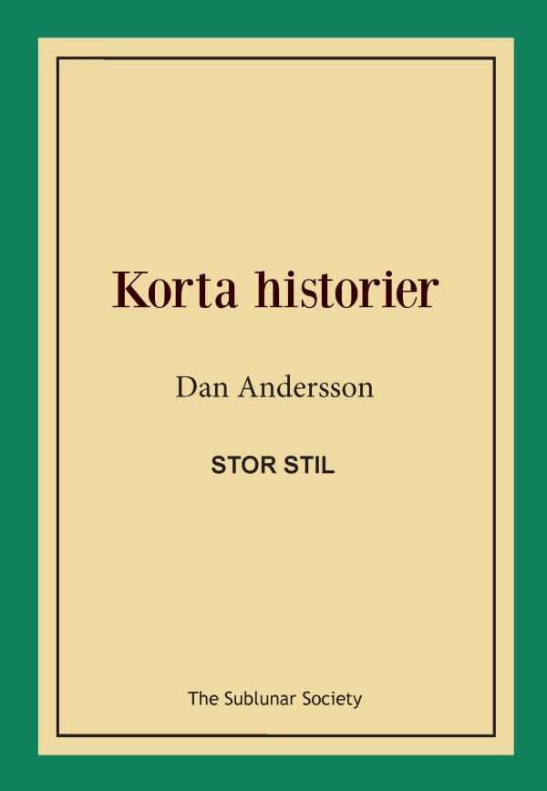 Korta historier (stor stil)