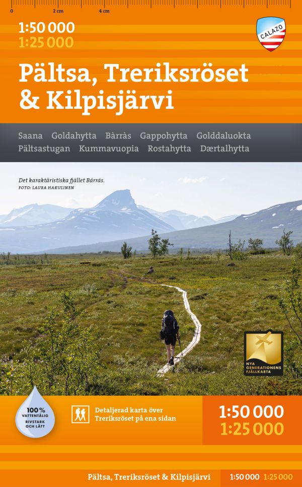 Pältsa Treriksröset 1:50.000