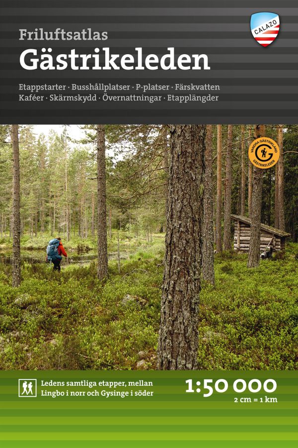 Friluftsatlas Gästrikeleden 1:50.000