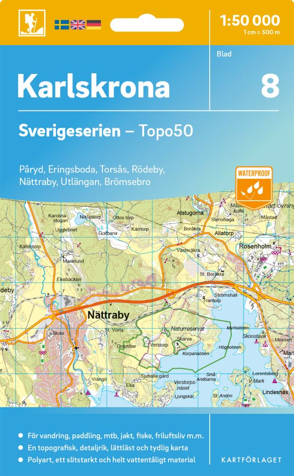 8 Karlskrona Sverigeserien Topo50