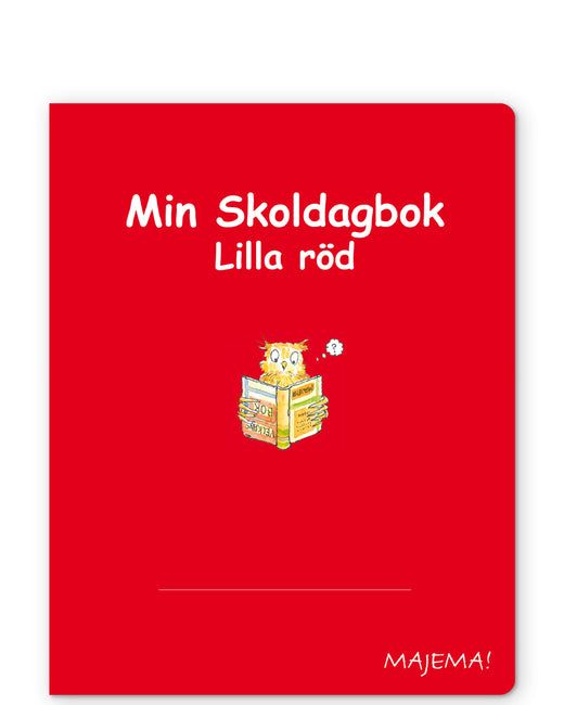 Min skoldagbok lilla röd åk 1