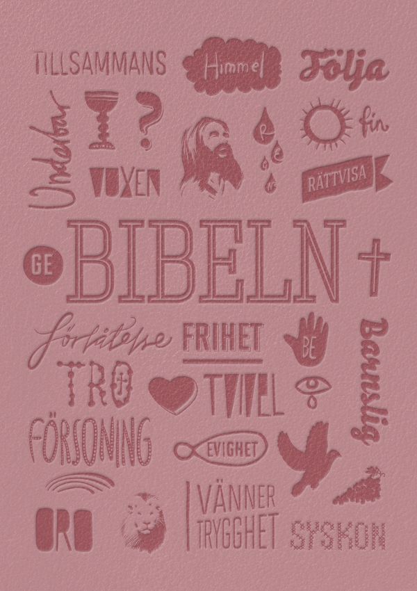 Svenska Folkbibeln 2015 : Slimline Rosa Konfirmandbibeln