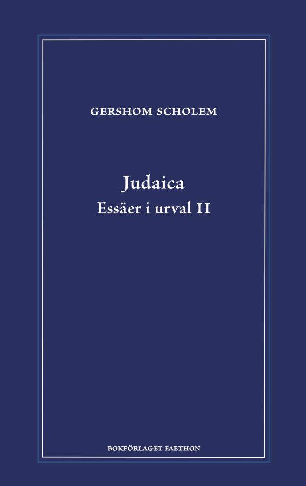Judaica : essäer i urval 2