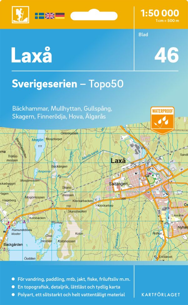 46 Laxå Sverigeserien Topo50