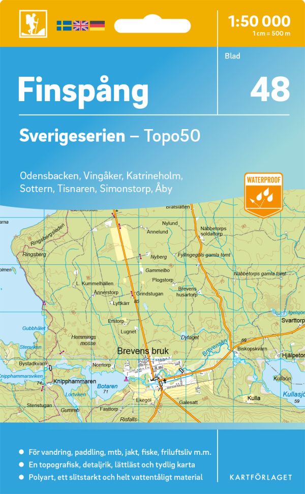 48 Finspång Sverigeserien Topo50