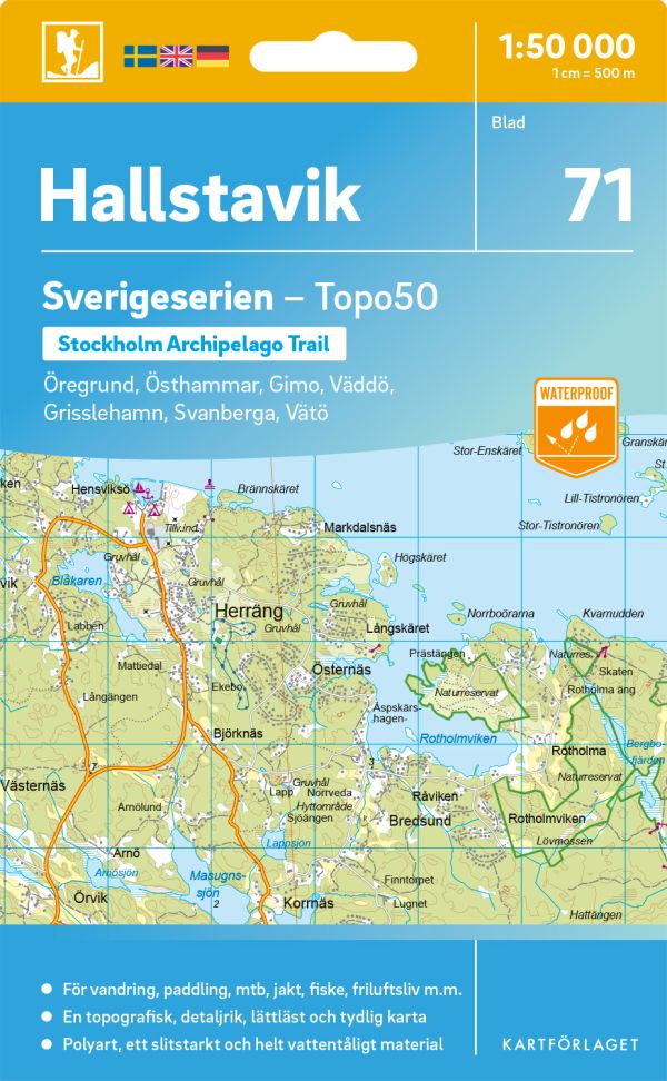 71 Hallstavik Sverigeserien Topo50