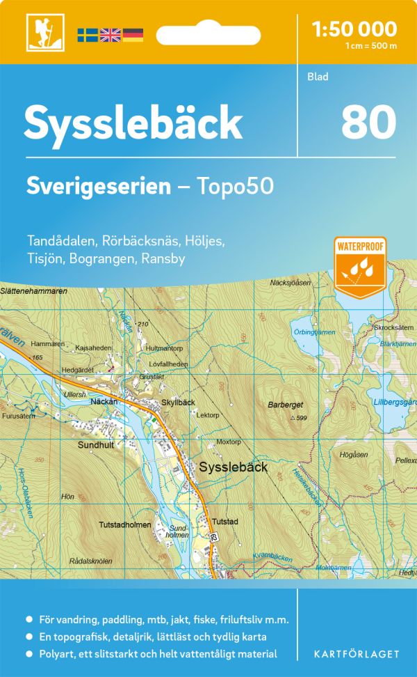 80 Sysslebäck Sverigeserien Topo50