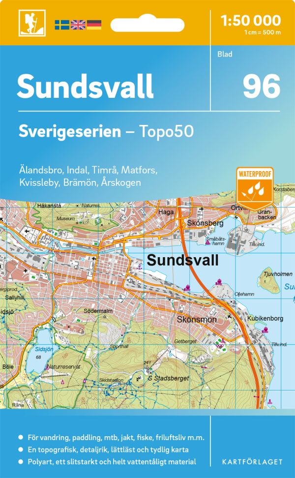 96 Sundsvall Sverigeserien Topo50