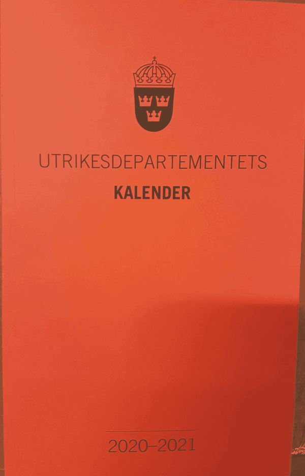 Utrikesdepartementets kalender 2020-2021